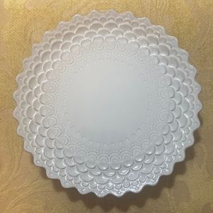 Anthropologie Piecrust Plate